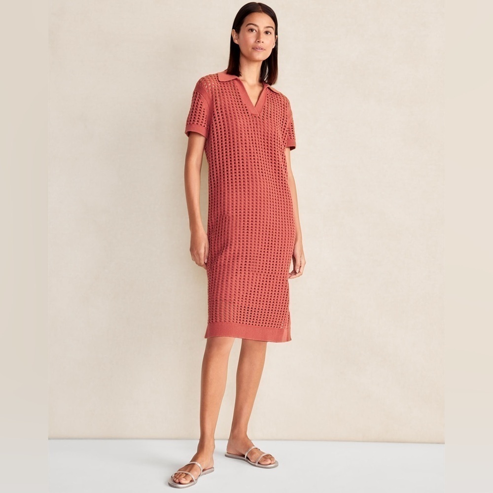 NWT Haven Well Within Organic Cotton Open Stitch Dress Size: XS